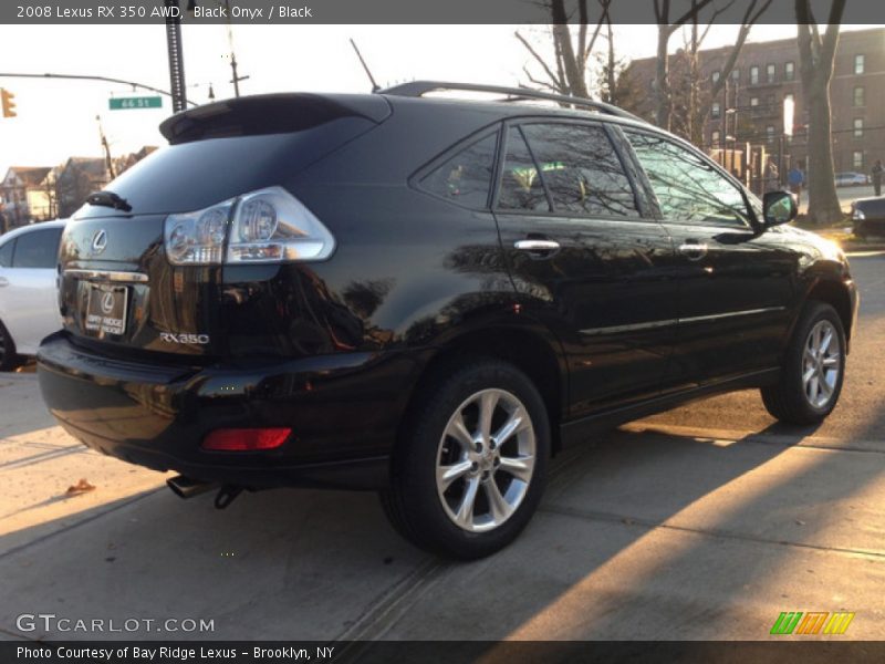 Black Onyx / Black 2008 Lexus RX 350 AWD