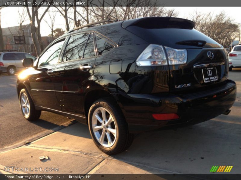 Black Onyx / Black 2008 Lexus RX 350 AWD