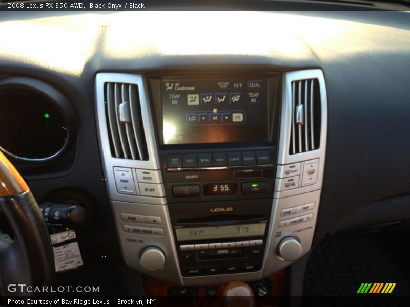 Black Onyx / Black 2008 Lexus RX 350 AWD