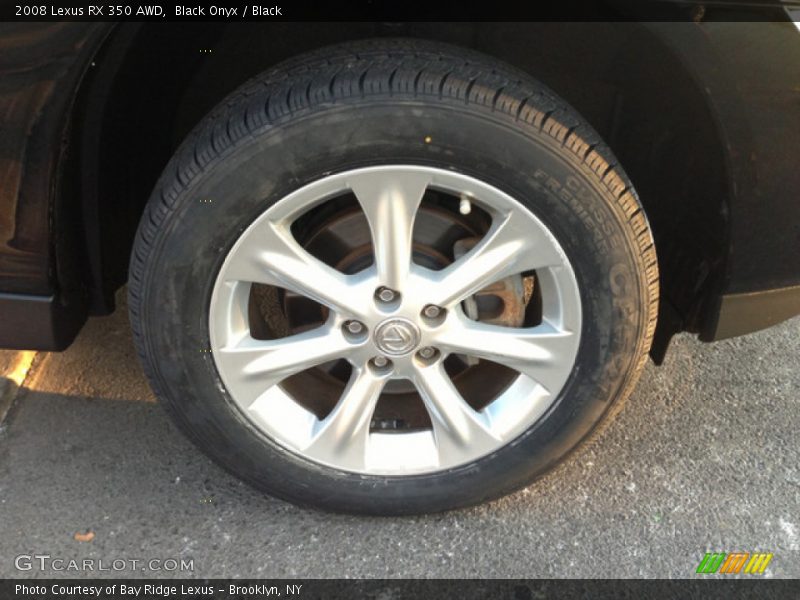 Black Onyx / Black 2008 Lexus RX 350 AWD