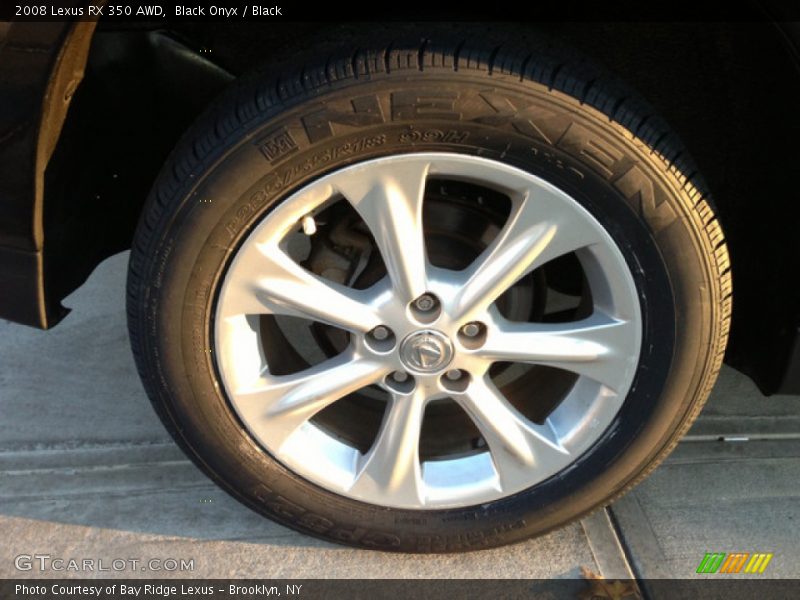 Black Onyx / Black 2008 Lexus RX 350 AWD