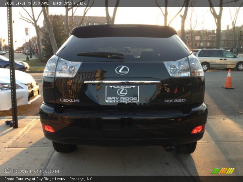Black Onyx / Black 2008 Lexus RX 350 AWD