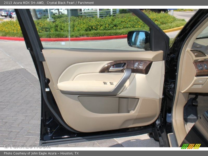 Crystal Black Pearl / Parchment 2013 Acura MDX SH-AWD