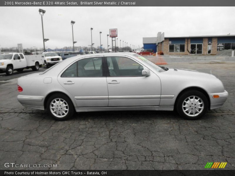 Brilliant Silver Metallic / Charcoal 2001 Mercedes-Benz E 320 4Matic Sedan