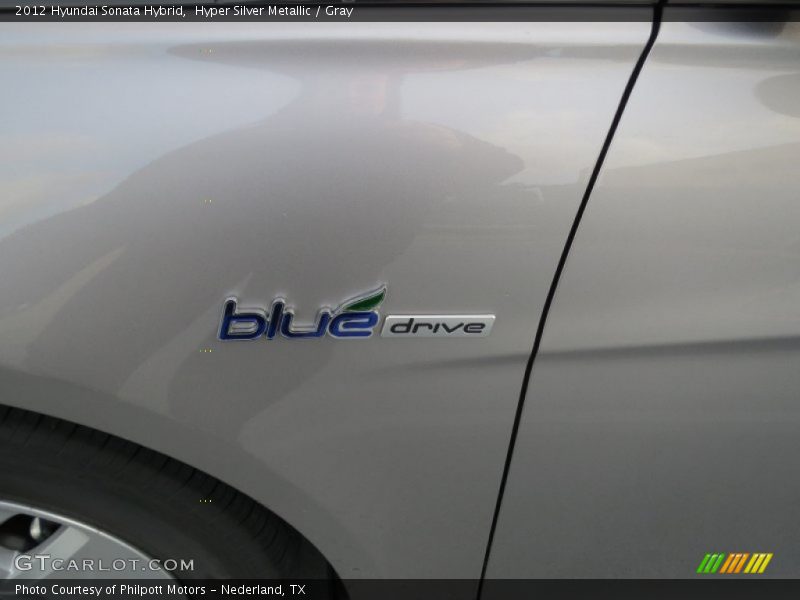 Hyper Silver Metallic / Gray 2012 Hyundai Sonata Hybrid