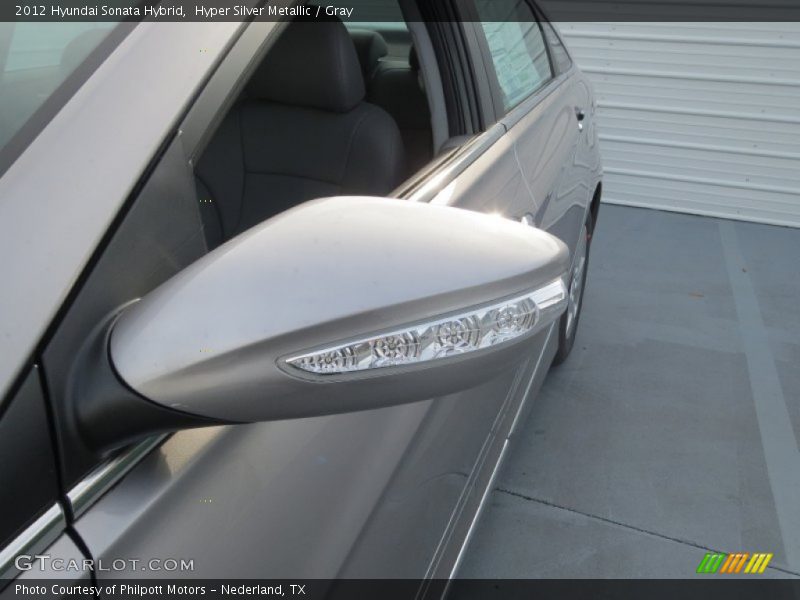 Hyper Silver Metallic / Gray 2012 Hyundai Sonata Hybrid