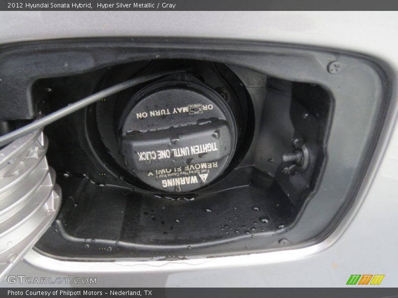 Hyper Silver Metallic / Gray 2012 Hyundai Sonata Hybrid