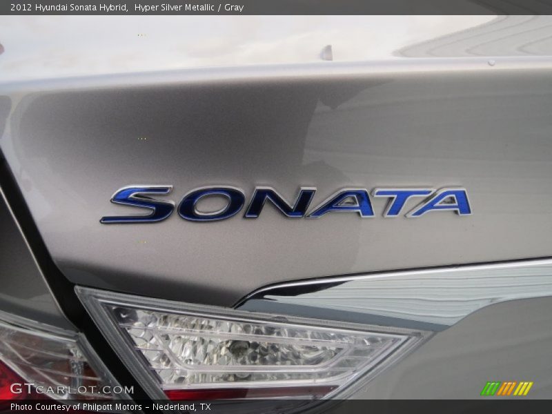Hyper Silver Metallic / Gray 2012 Hyundai Sonata Hybrid