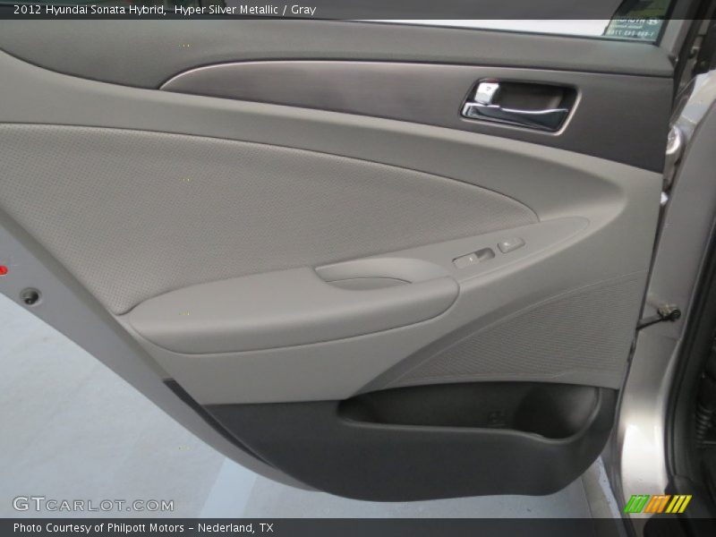 Hyper Silver Metallic / Gray 2012 Hyundai Sonata Hybrid
