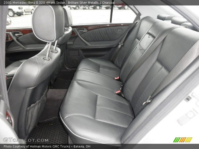 Rear Seat of 2001 E 320 4Matic Sedan