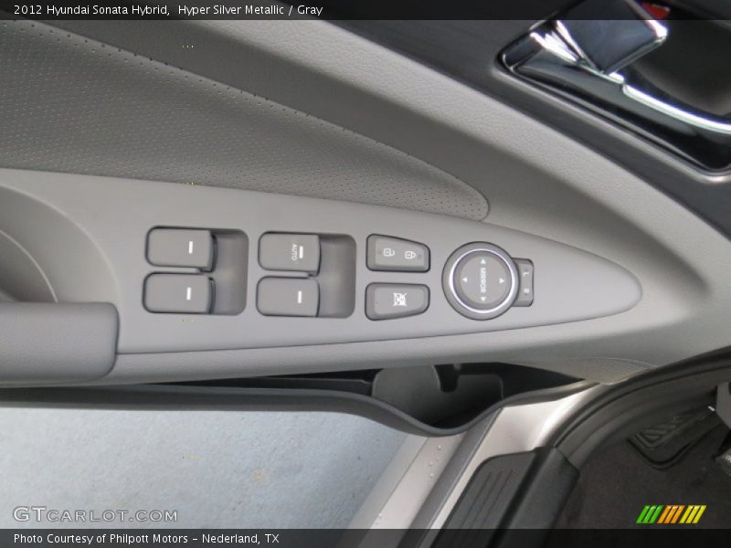 Hyper Silver Metallic / Gray 2012 Hyundai Sonata Hybrid