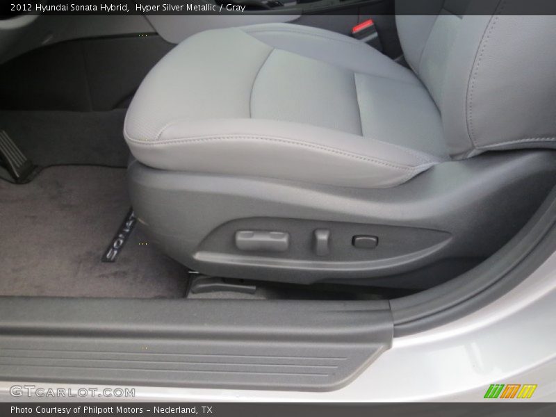 Hyper Silver Metallic / Gray 2012 Hyundai Sonata Hybrid