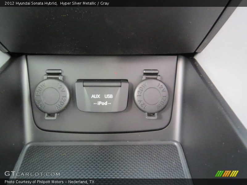 Hyper Silver Metallic / Gray 2012 Hyundai Sonata Hybrid