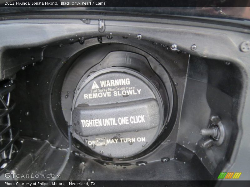 Black Onyx Pearl / Camel 2012 Hyundai Sonata Hybrid