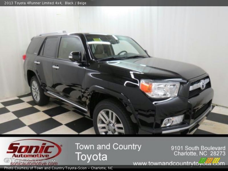 Black / Beige 2013 Toyota 4Runner Limited 4x4