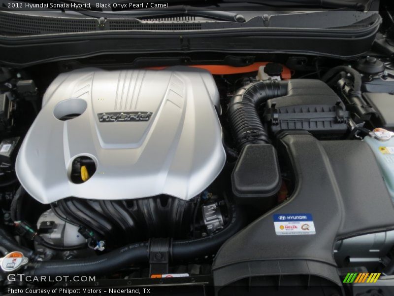 Black Onyx Pearl / Camel 2012 Hyundai Sonata Hybrid