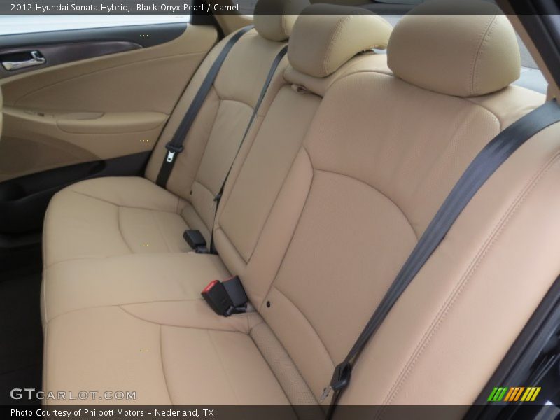 Black Onyx Pearl / Camel 2012 Hyundai Sonata Hybrid