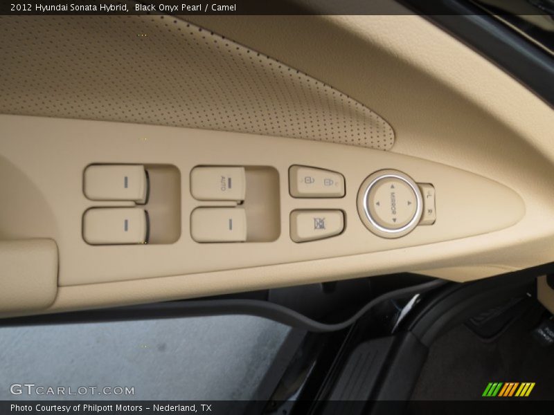 Black Onyx Pearl / Camel 2012 Hyundai Sonata Hybrid