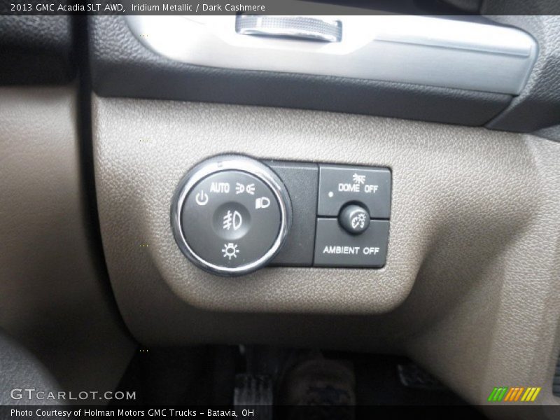 Controls of 2013 Acadia SLT AWD