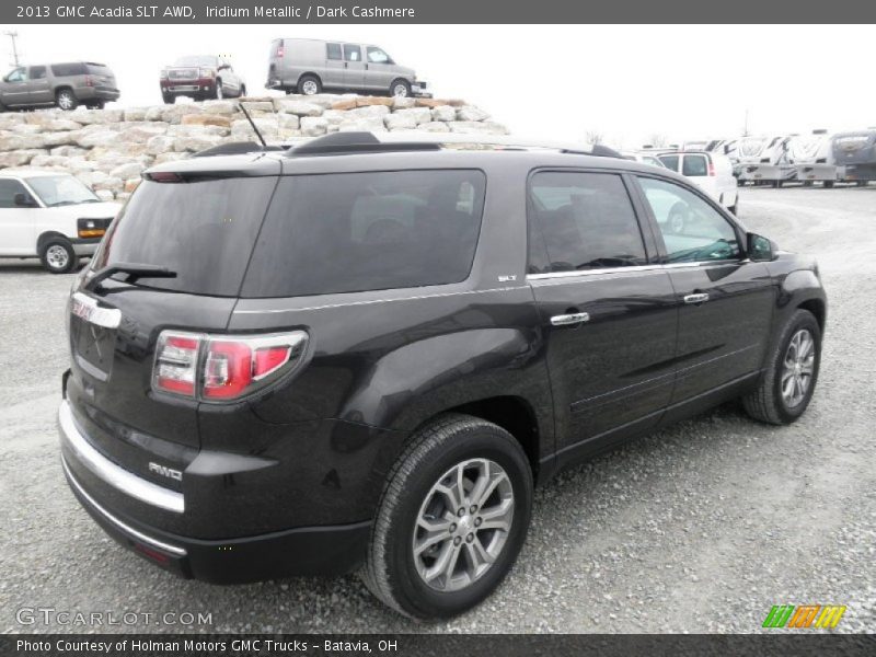 Iridium Metallic / Dark Cashmere 2013 GMC Acadia SLT AWD