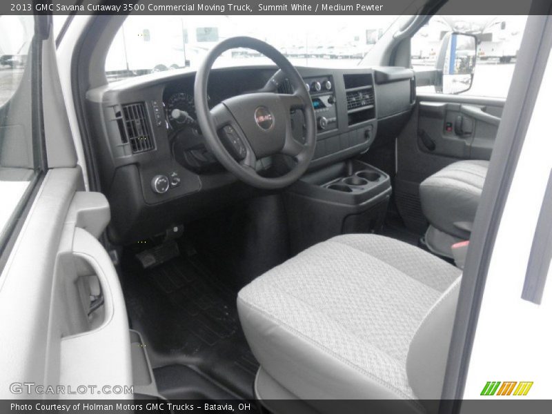Summit White / Medium Pewter 2013 GMC Savana Cutaway 3500 Commercial Moving Truck