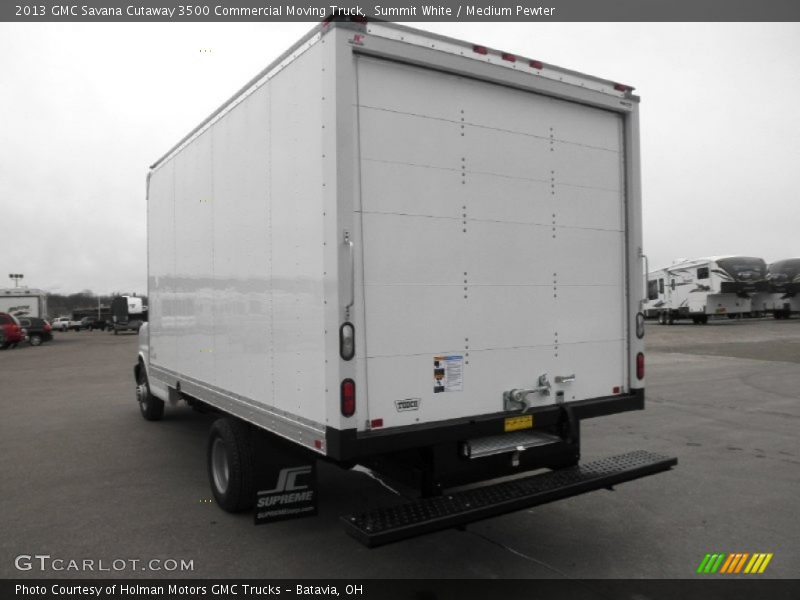 Summit White / Medium Pewter 2013 GMC Savana Cutaway 3500 Commercial Moving Truck