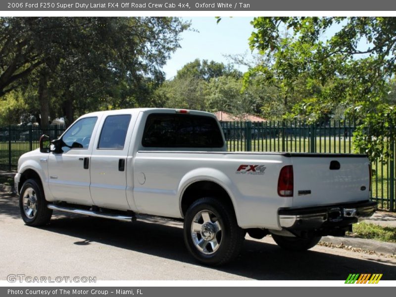 Oxford White / Tan 2006 Ford F250 Super Duty Lariat FX4 Off Road Crew Cab 4x4