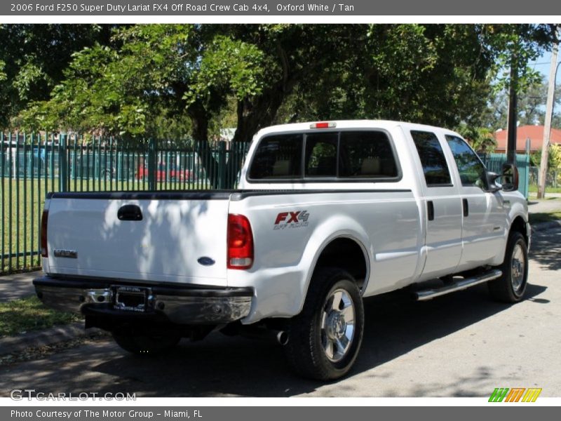 Oxford White / Tan 2006 Ford F250 Super Duty Lariat FX4 Off Road Crew Cab 4x4