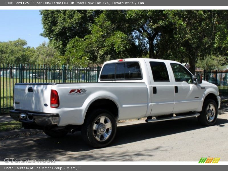 Oxford White / Tan 2006 Ford F250 Super Duty Lariat FX4 Off Road Crew Cab 4x4