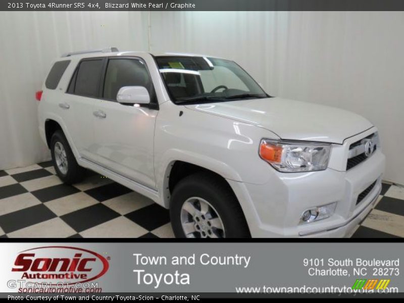 Blizzard White Pearl / Graphite 2013 Toyota 4Runner SR5 4x4