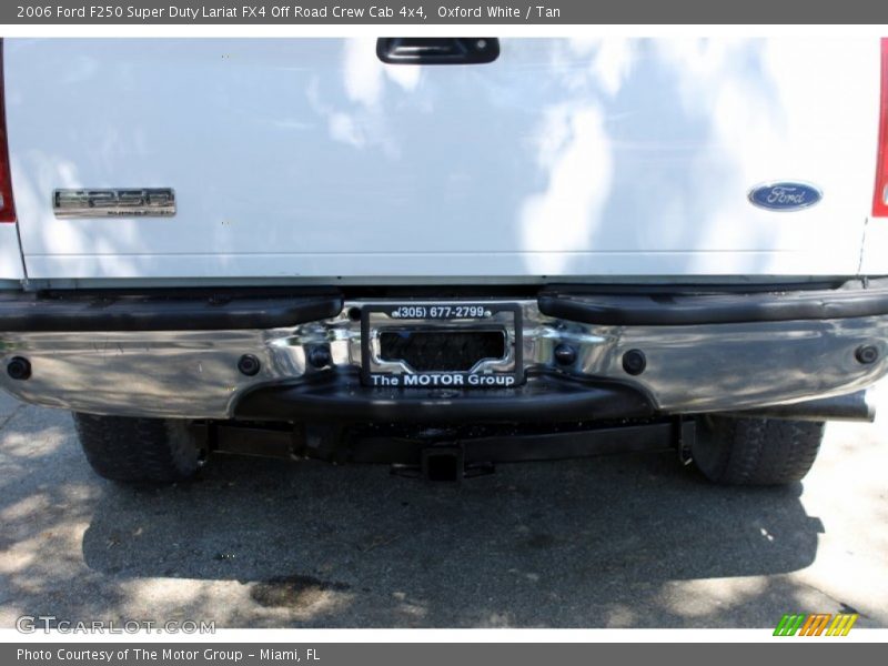 Oxford White / Tan 2006 Ford F250 Super Duty Lariat FX4 Off Road Crew Cab 4x4