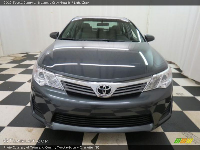 Magnetic Gray Metallic / Light Gray 2012 Toyota Camry L