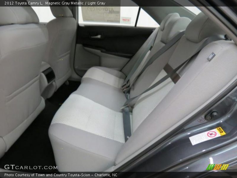 Magnetic Gray Metallic / Light Gray 2012 Toyota Camry L