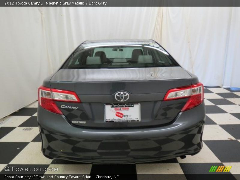 Magnetic Gray Metallic / Light Gray 2012 Toyota Camry L