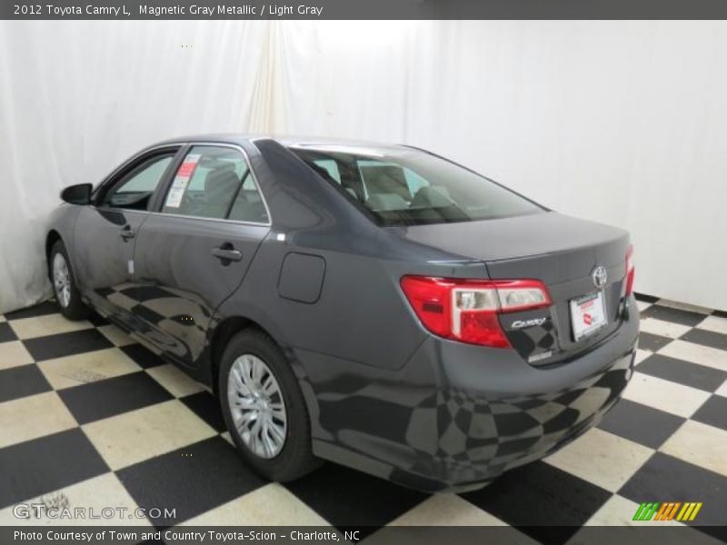 Magnetic Gray Metallic / Light Gray 2012 Toyota Camry L