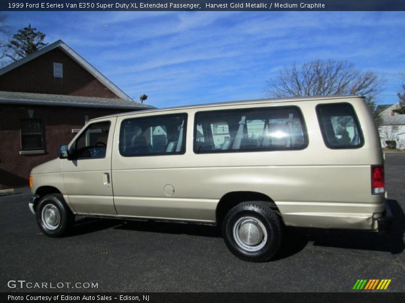 Harvest Gold Metallic / Medium Graphite 1999 Ford E Series Van E350 Super Duty XL Extended Passenger