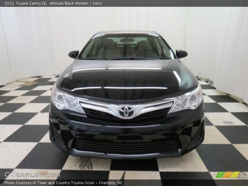 Attitude Black Metallic / Ivory 2012 Toyota Camry LE