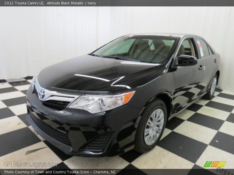 Attitude Black Metallic / Ivory 2012 Toyota Camry LE