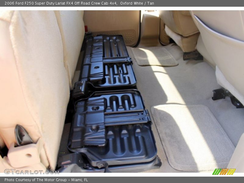 Oxford White / Tan 2006 Ford F250 Super Duty Lariat FX4 Off Road Crew Cab 4x4