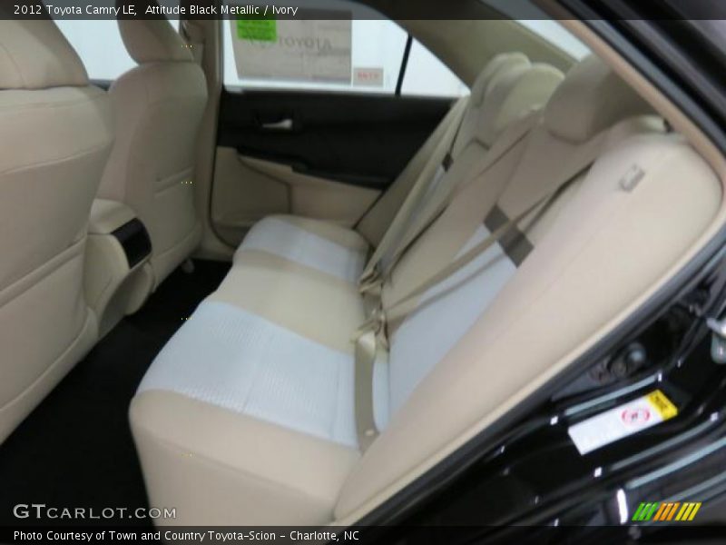 Attitude Black Metallic / Ivory 2012 Toyota Camry LE