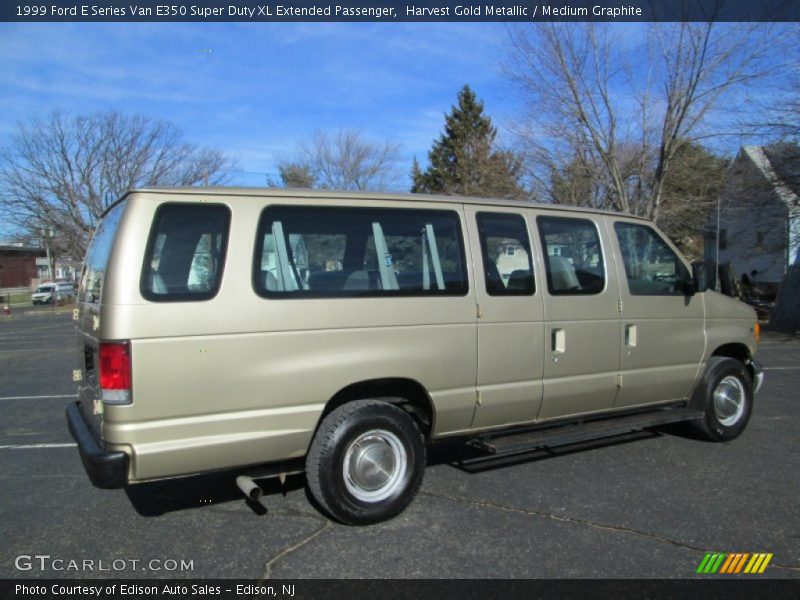 Harvest Gold Metallic / Medium Graphite 1999 Ford E Series Van E350 Super Duty XL Extended Passenger