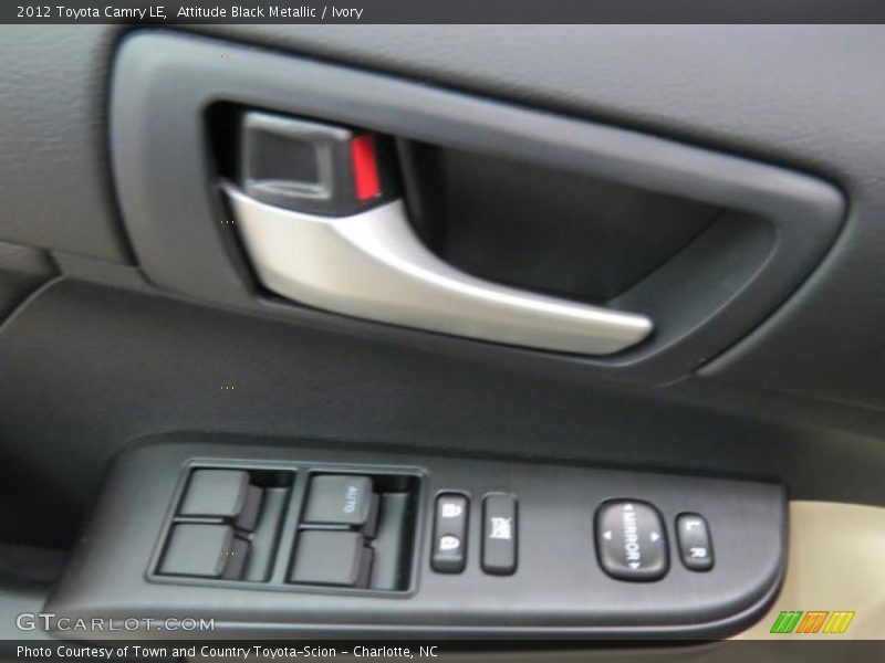Attitude Black Metallic / Ivory 2012 Toyota Camry LE