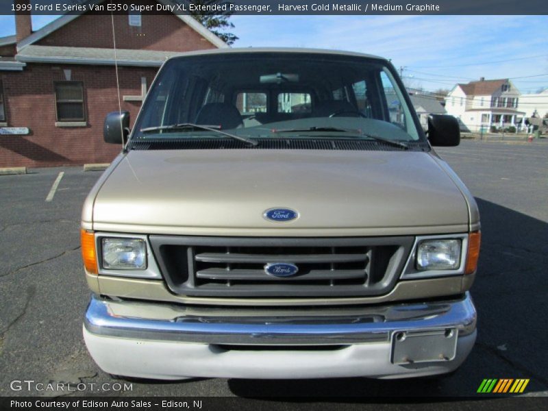 Harvest Gold Metallic / Medium Graphite 1999 Ford E Series Van E350 Super Duty XL Extended Passenger