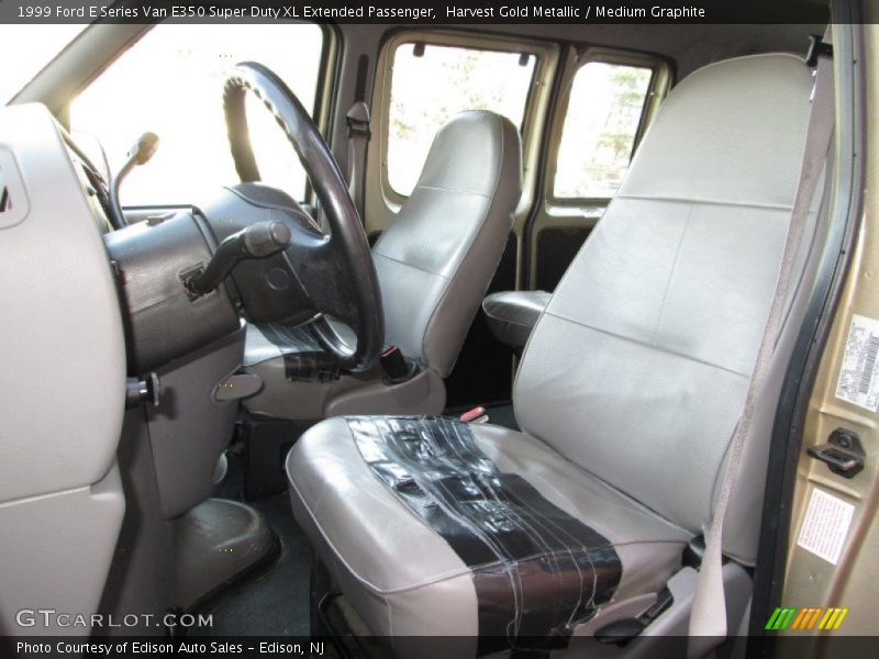 Harvest Gold Metallic / Medium Graphite 1999 Ford E Series Van E350 Super Duty XL Extended Passenger