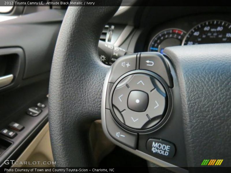Attitude Black Metallic / Ivory 2012 Toyota Camry LE