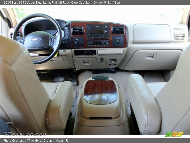 Oxford White / Tan 2006 Ford F250 Super Duty Lariat FX4 Off Road Crew Cab 4x4