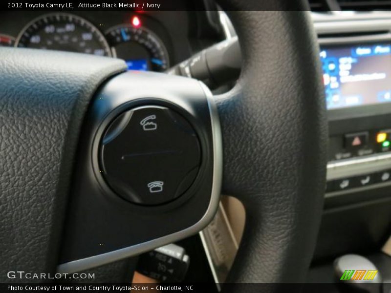 Attitude Black Metallic / Ivory 2012 Toyota Camry LE