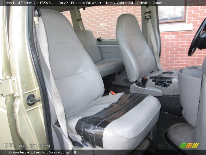 Harvest Gold Metallic / Medium Graphite 1999 Ford E Series Van E350 Super Duty XL Extended Passenger