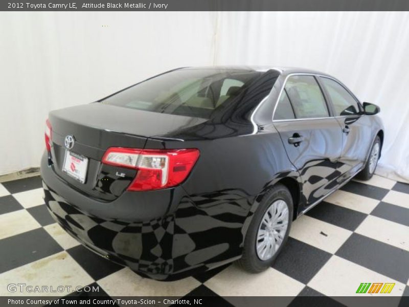 Attitude Black Metallic / Ivory 2012 Toyota Camry LE
