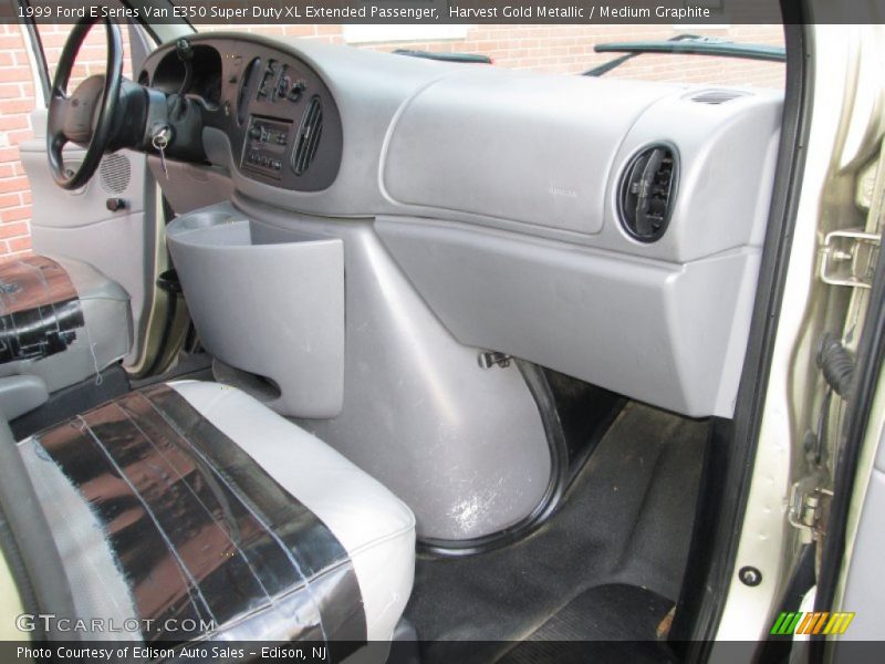 Harvest Gold Metallic / Medium Graphite 1999 Ford E Series Van E350 Super Duty XL Extended Passenger